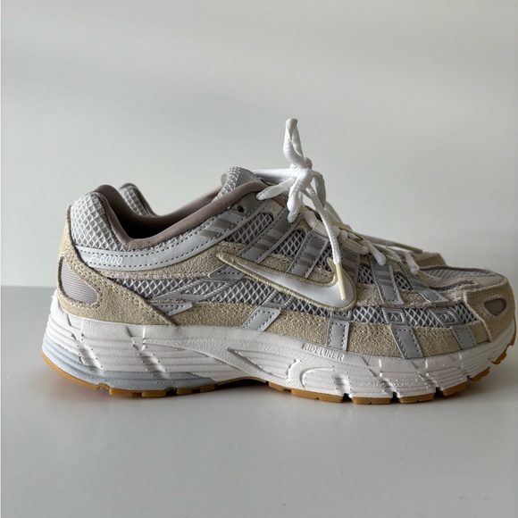Nike P-6000 in Light Gray and White with Tan Accents - Picture 5 of 6